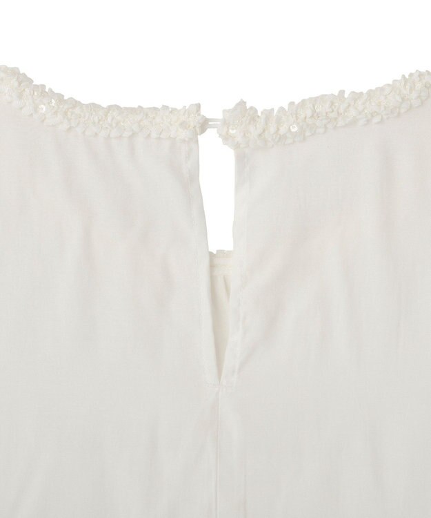 YECCA VECCA ブレードトリミングブラウス White