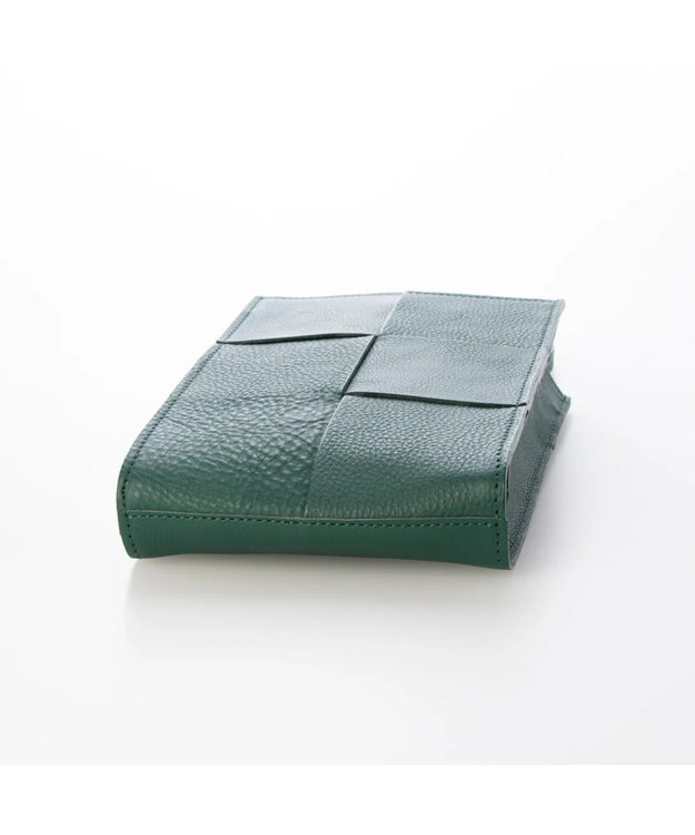 UNBILLION ペルケ perche / イントレチャート姫路レザーショルダー ダークグリーン