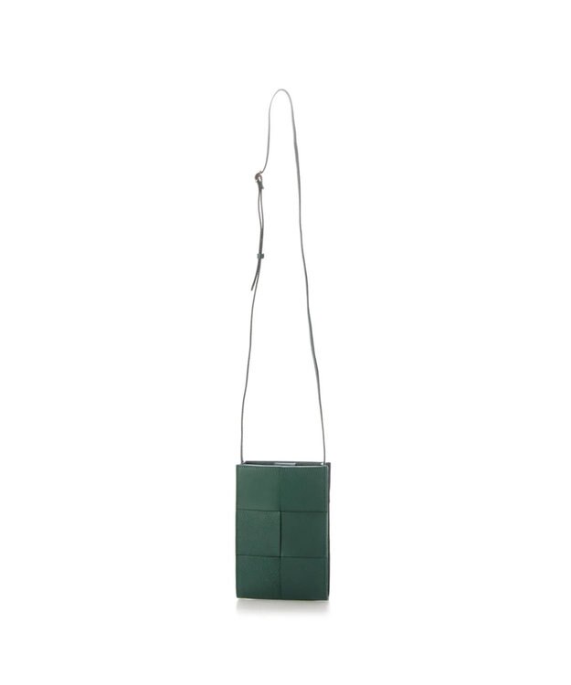 UNBILLION ペルケ perche / イントレチャート姫路レザーショルダー ダークグリーン