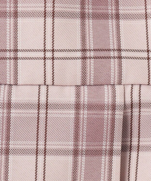 ANY KIDS 【2点セット】セーラージャケット+チェックワンピース ピンクベージュ