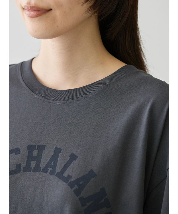 AMERICAN HOLIC ＮＯＮＣＨＡＬＡＮＴ　ＳＴＡＲＩＮＧ　カットチュニック2 Charcoal Gray