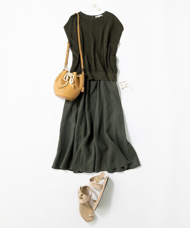 23区 【STORY7月号掲載】クロス サンダル ベージュ系