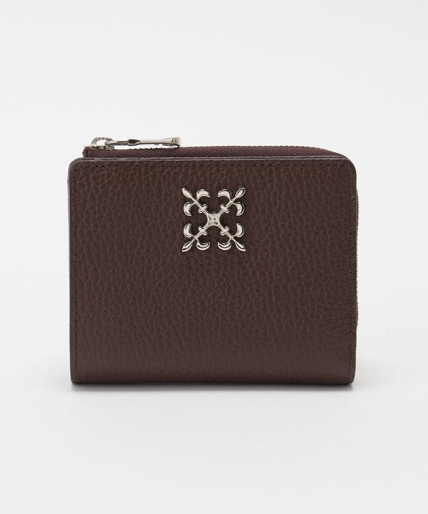 russet ＜お財布人気NO.1＞モノグラムプレートハーフウォレット(SO-376) D.Brown