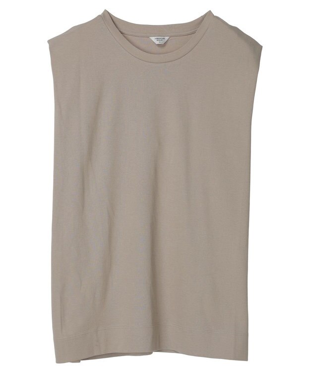 AMERICAN HOLIC ショルダータックノースリーブプルオーバー Gray Beige