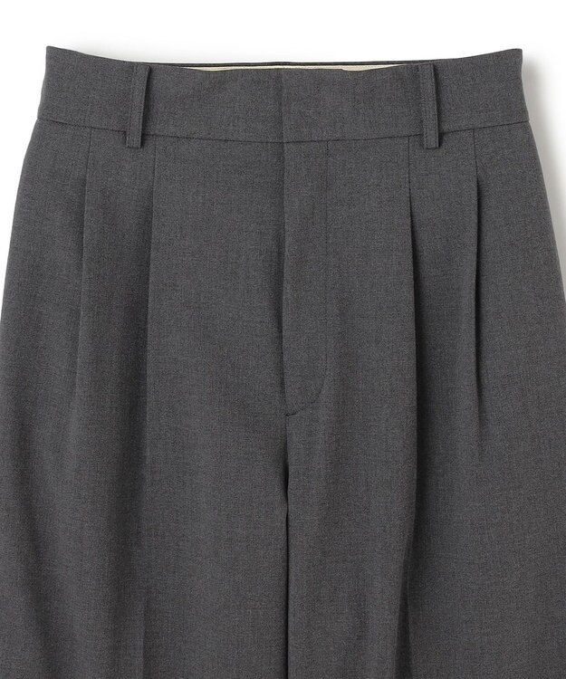 uncrave TRツイル ベーシックトラウザー チャコール