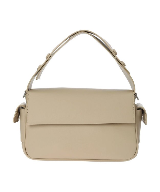 Green Parks ＯＴＯ．ＨＡ．２ＷＡＹワンハンドルフラップバッグ Beige
