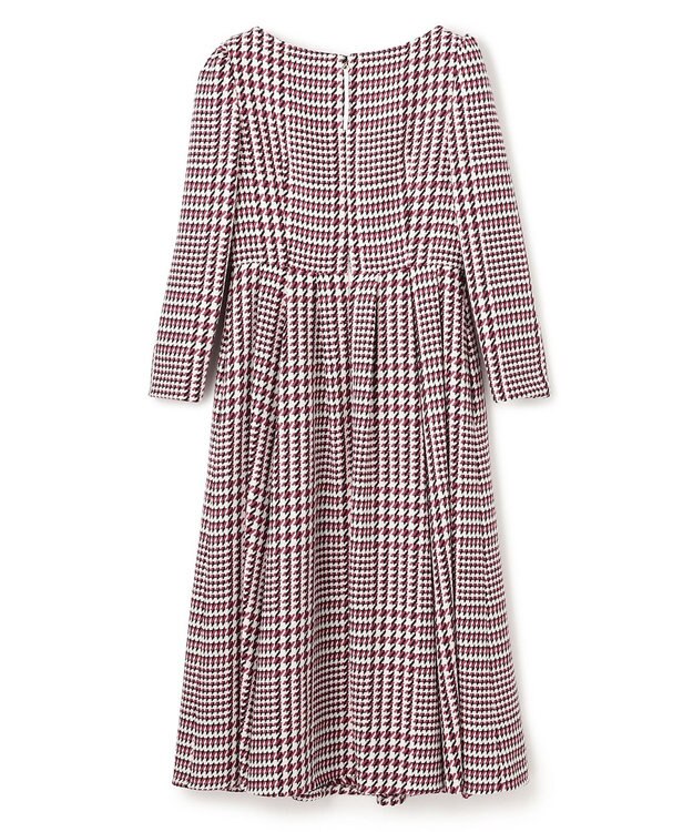 TOCCA 【百田夏菜子さん着用】【消臭】FROSTED CHECK TWEED ドレス アイボリー系