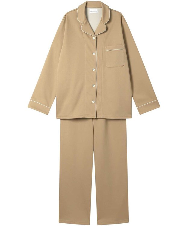 une nana cool 【綿混】接結パシャマ クリーム