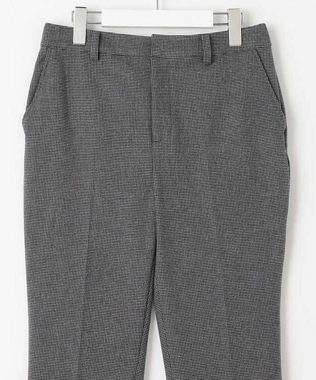 J.PRESS LADIES 【洗える】チェルビックチェック テーパード パンツ グレー系3