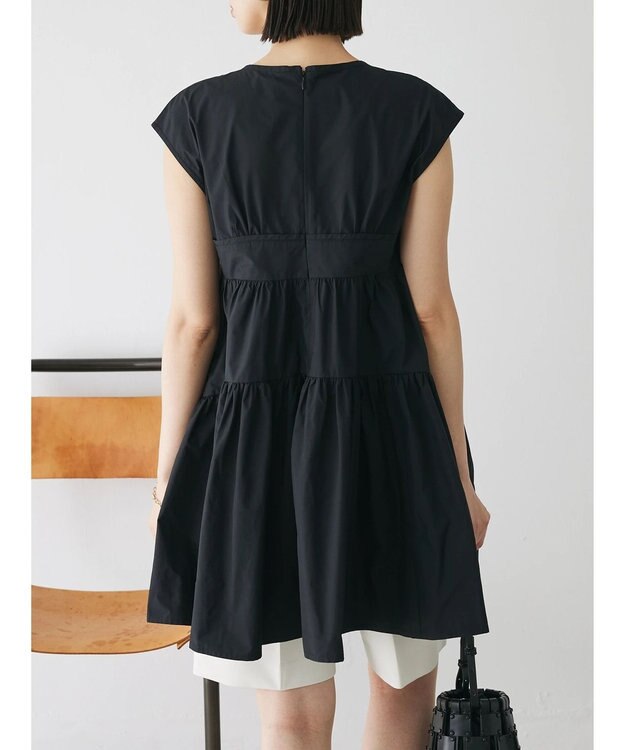 Green Parks コルセット風ミニワンピース Black