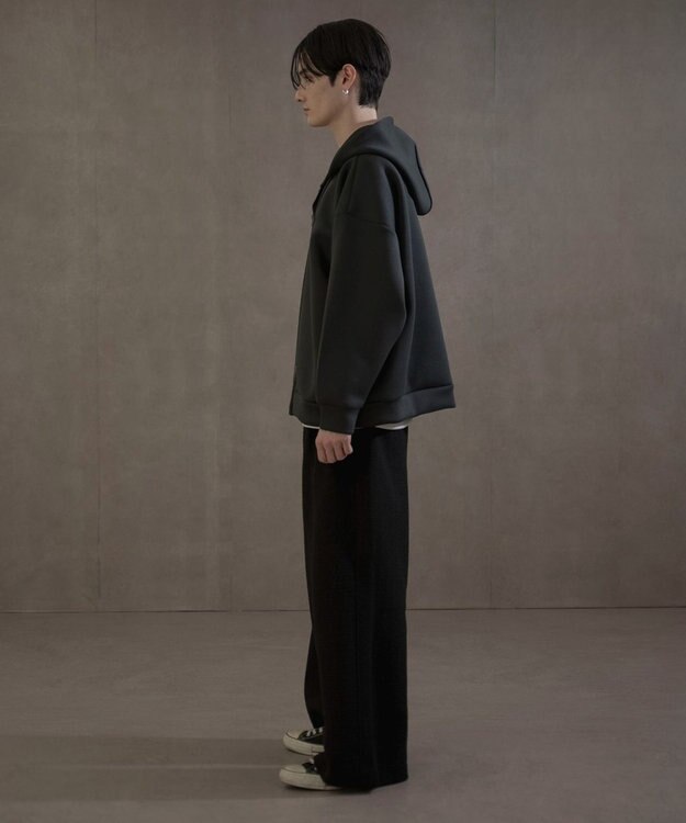 WEGO KEEPWARM　BIGZIPパーカー ブラック中濃色