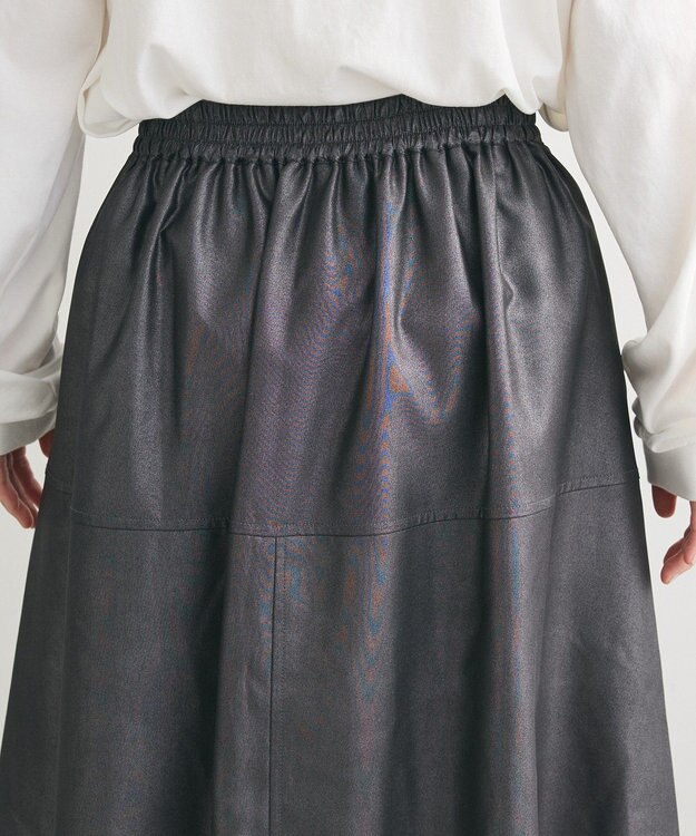 Green Parks ミディ丈バルーンスカートⅡ Dark Silver