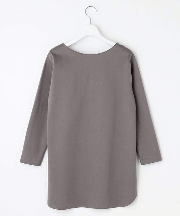 自由区 【洗える】ハイカウントインナー カットソー グレー系