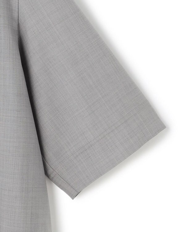 ICB L 【先行予約】ドライクールトロ 5分袖シャツ ライトグレー