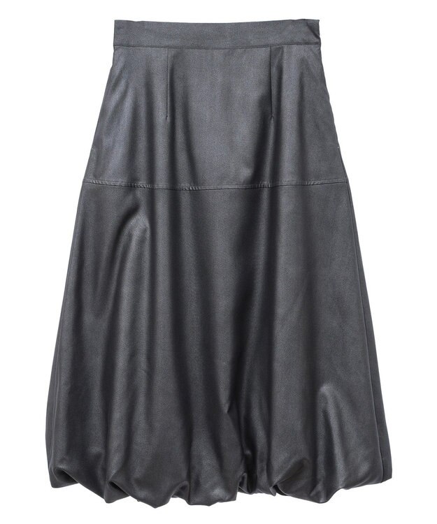 Green Parks ミディ丈バルーンスカートⅡ Dark Silver