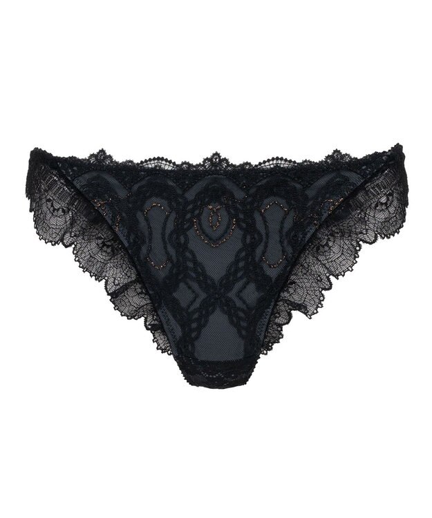 BRADELIS New York 【BRADELIS New York】ベルスタイルタンガ25A1 華やかなレースデザインタンガ ブラック