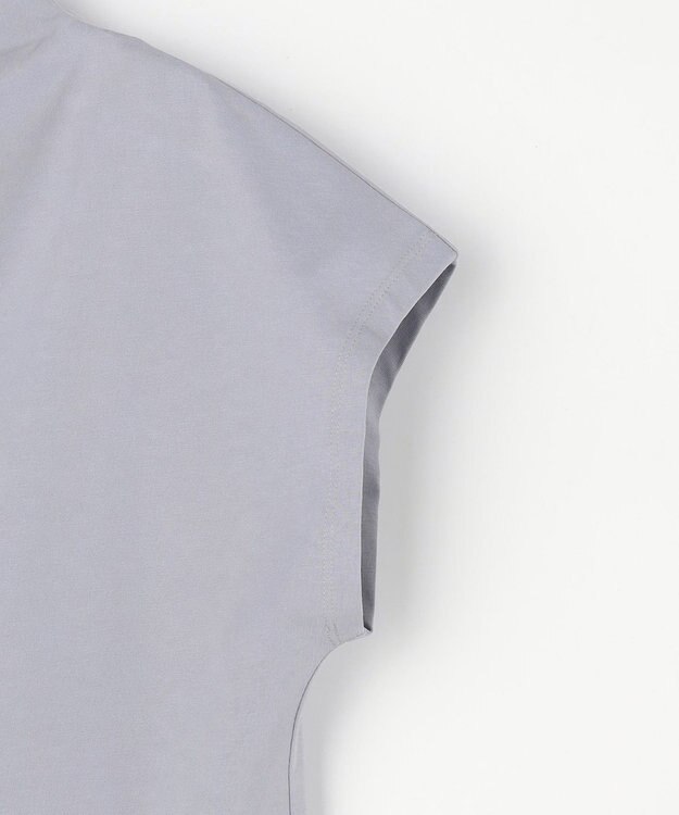 組曲 【先行予約・WEB限定】プレーティング天竺  ペプラムカットソー ブルーグレー系