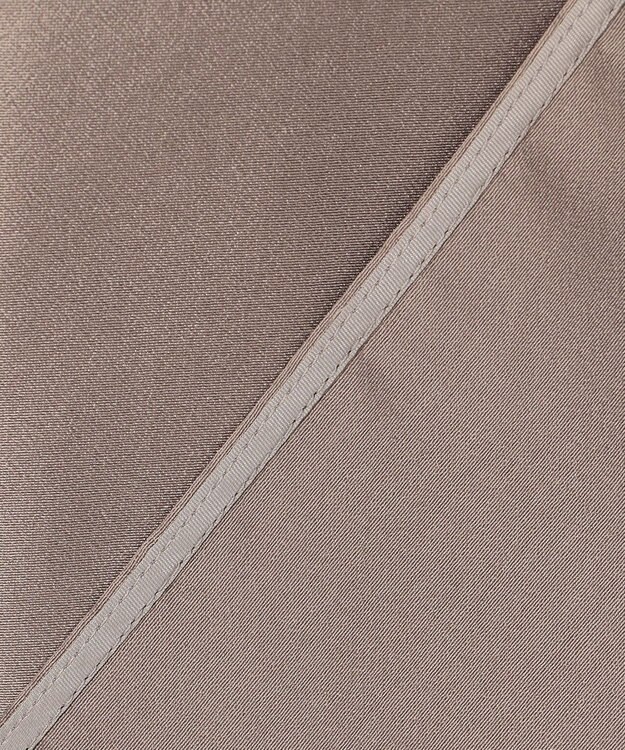 自由区 L シャイニーオーガンジーシアー シャツ カーキ