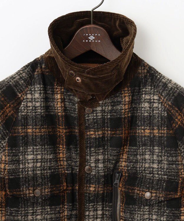 JOSEPH ABBOUD MOUNTAIN 【UNISEX】軽量/中綿 ダブルフェイスブルゾン 黄土色系4