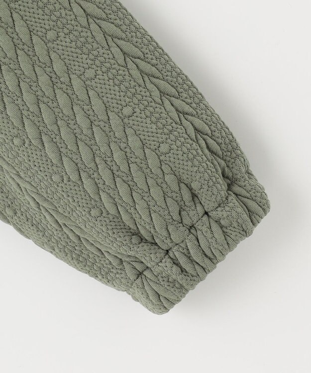 組曲 KIDS 【110-140cm】ホイップキルト ブルゾン カーキ系