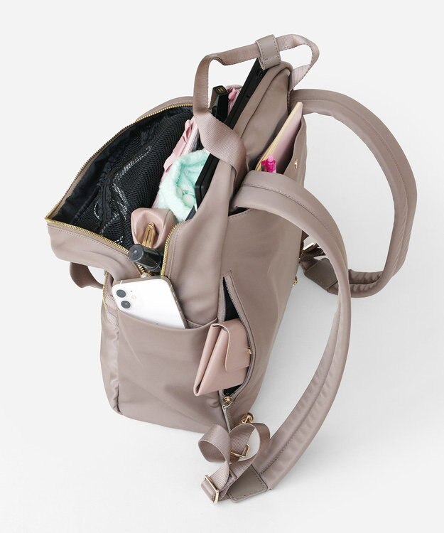 TOCCA 【A4サイズ対応】ARDOR BUSINESS BACKPACK バックパック グレージュ系