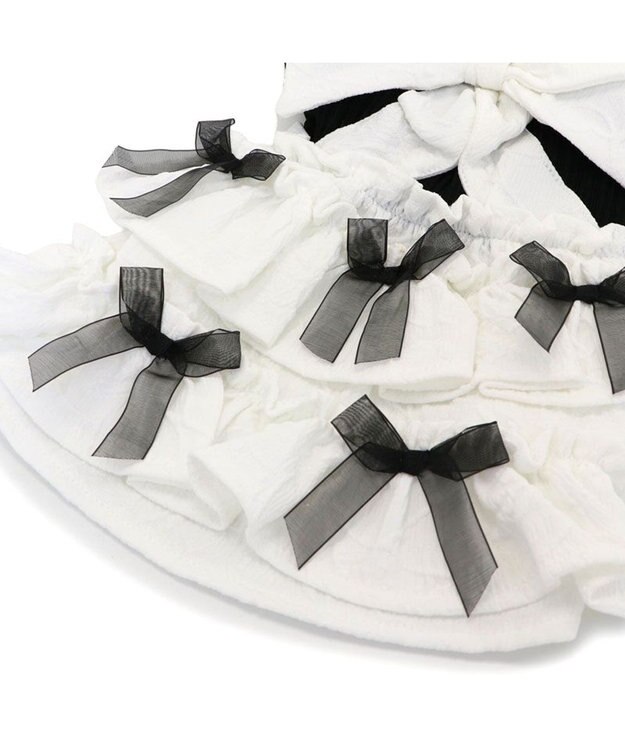 PET PARADISE cherircouture メニーリボンワンピース 小型犬 ブラック