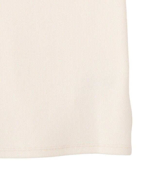 YECCA VECCA チュールMIXリブインナー Ivory