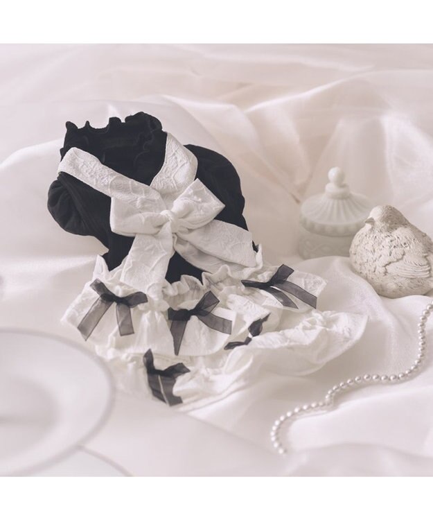 PET PARADISE cherircouture メニーリボンワンピース 小型犬 ブラック