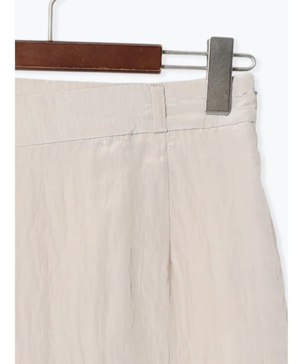 Te chichi フロントタックサテンスカート ベージュ