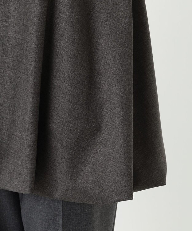 23区 【R(アール)】ウールトロストレッチ バルーン ブラウス グレー系