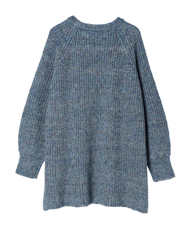 AMERICAN HOLIC Ｍｉｘヤーンラグランニットプルオーバー Blue