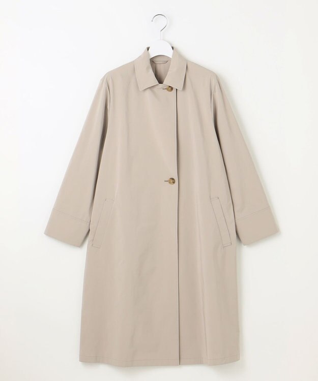 J.PRESS LADIES S 【洗える】Artirosa ステンカラー コート ライトグレー系