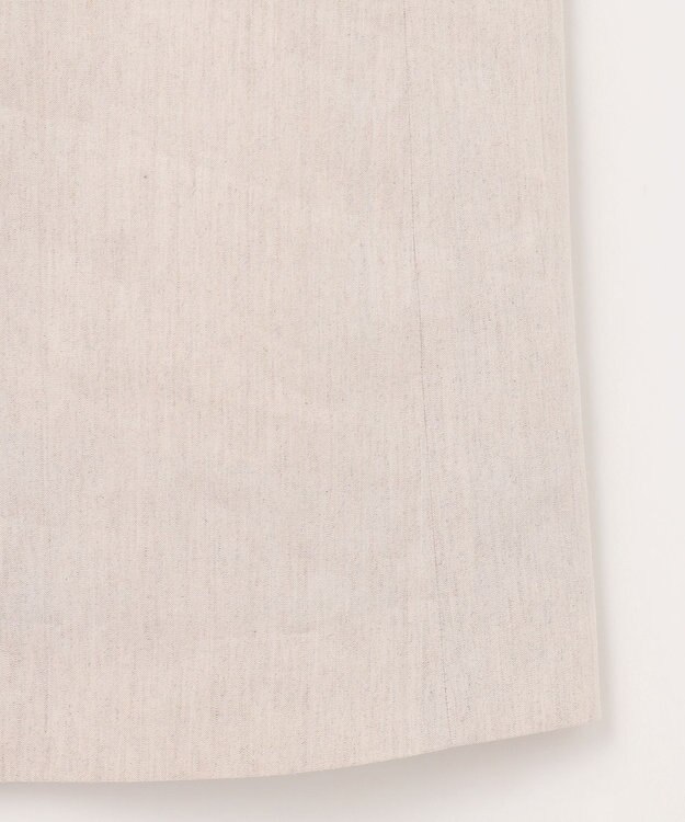 自由区 【セットアップ対応・洗える】リネンビスコースストレッチ ジレ フラックス