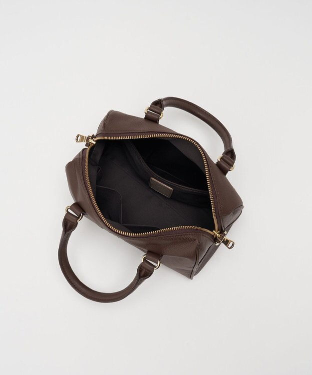 russet 《composition》レザー2WAYミニボストンバッグ(CE-1684) D.Brown