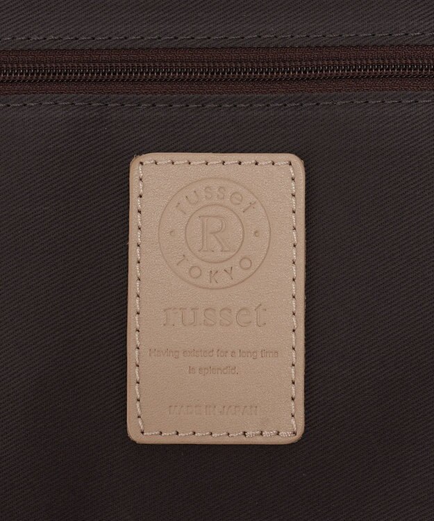 russet 《composition》レザー2WAYミニボストンバッグ(CE-1684) D.Brown