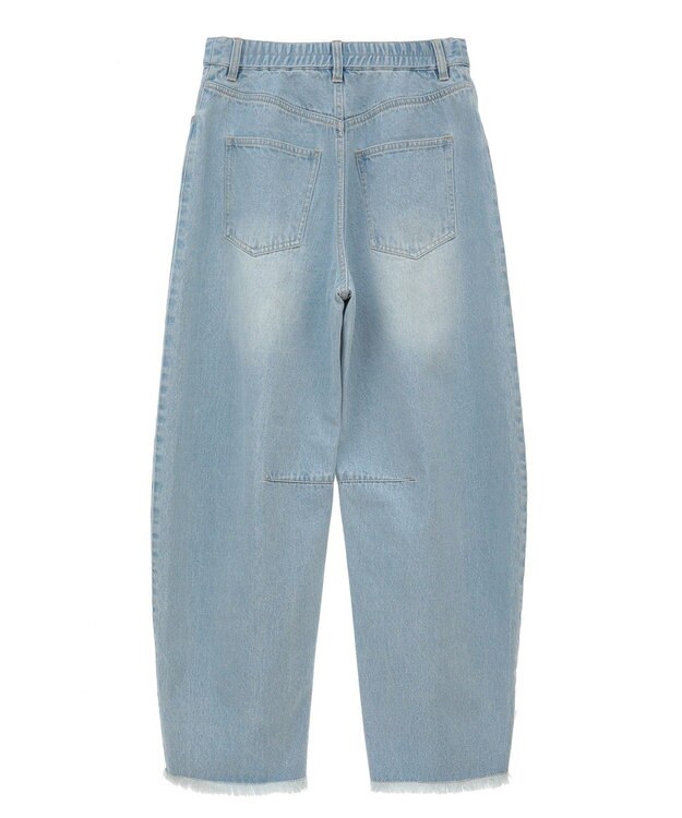 Green Parks 切り替えカーウ゛ィーデニムパンツ Light Indigo