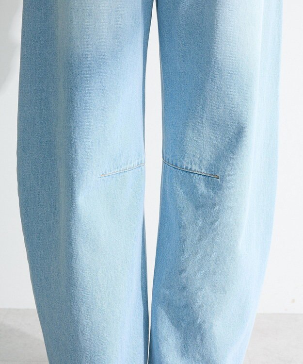 Green Parks 切り替えカーウ゛ィーデニムパンツ Light Indigo