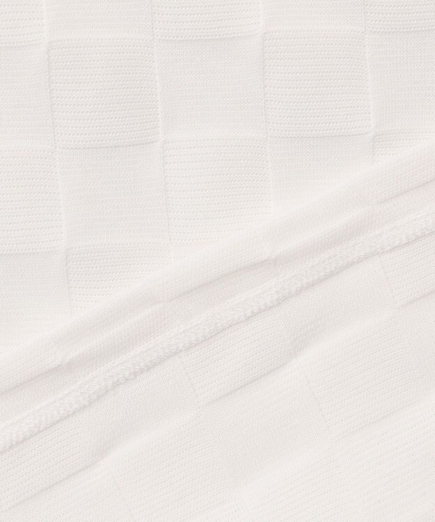 J.PRESS MEN ブロックリンクス クルーネック Tシャツ ホワイト系