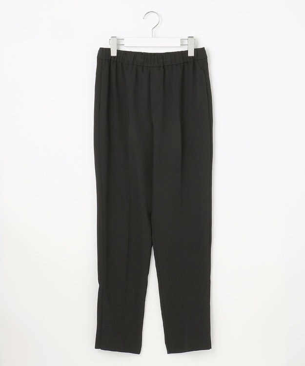 UNFILO 【ストレッチ/洗える】出会えるパンツ テーパード ブラック系