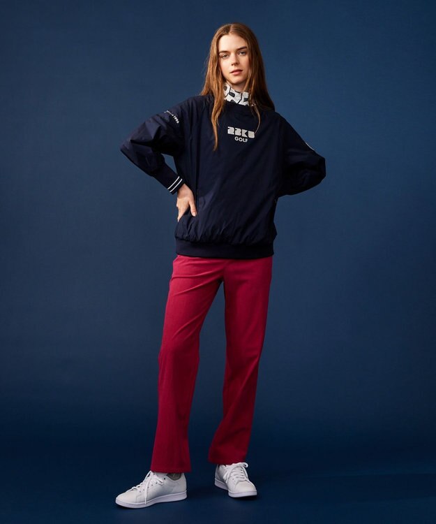 23区GOLF 【WOMEN】【ストレッチ】コーデュロイ カラーパンツ オールドローズ系