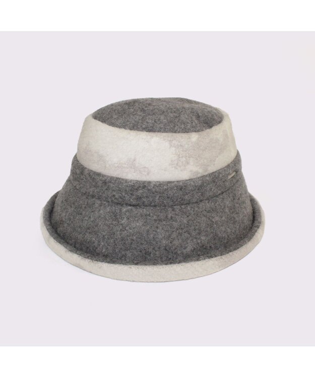 ATRENA 【ふわもこ】エアリーエッジアップ ハット グレー