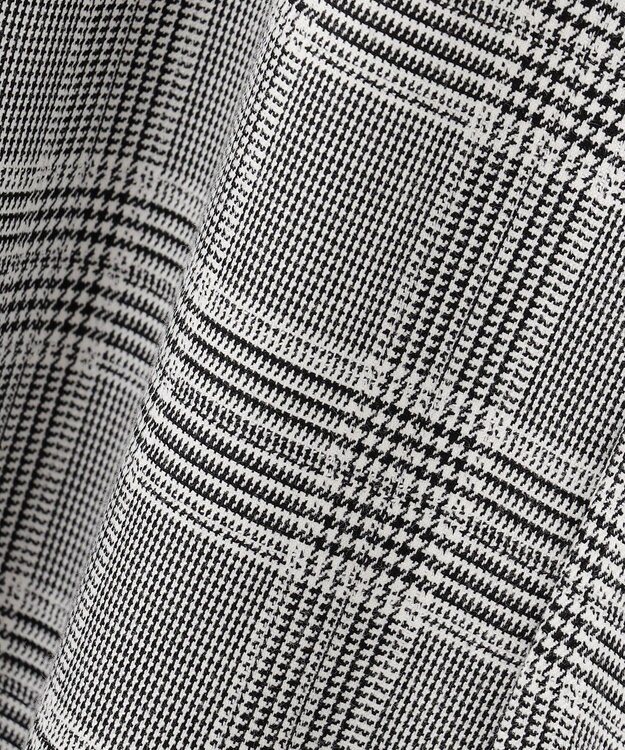 ANY SIS 【2SET】チェック ジャンパースカート× ニット ブラック系3