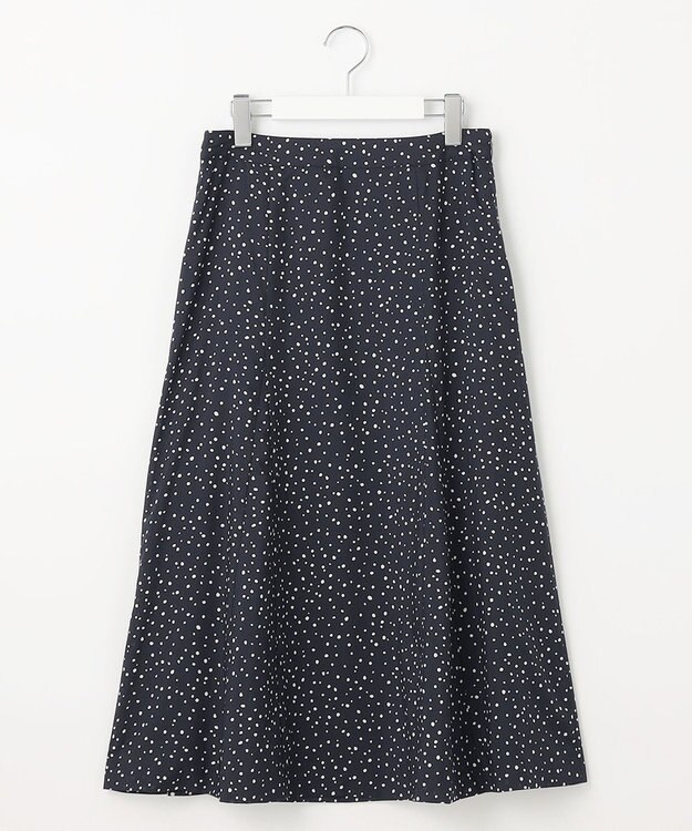 J.PRESS LADIES S 【洗える・イージーケア】スパンローンランダムドット スカート ネイビー系5