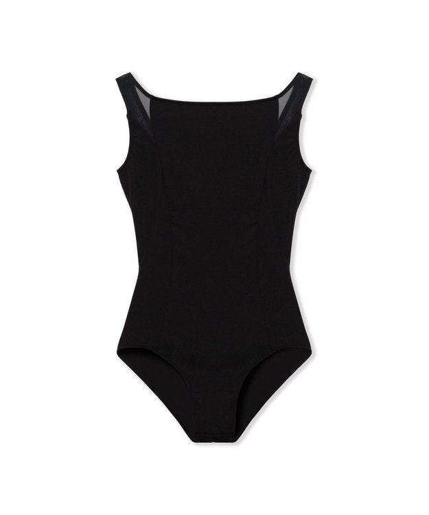 Chacott 【Nela ライン】ノースリーブレオタード ブラック