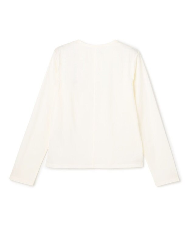 UNFILO L 【2点セット】ラッセルレース キャミレイヤード Tシャツ ブラック