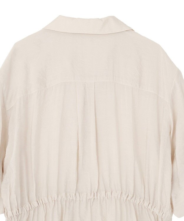 YECCA VECCA シアー2way袖バルーンチュニック Light Beige