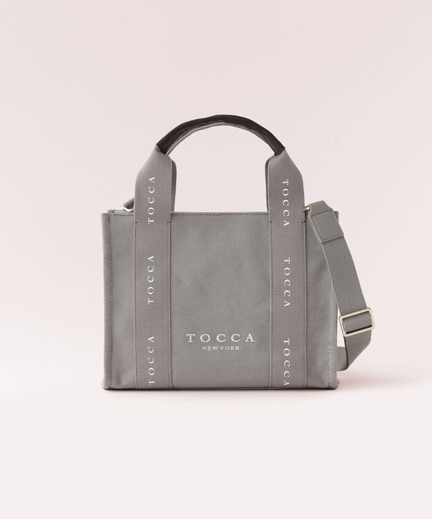 TOCCA 【WEB＆一部店舗限定】DANCING TOCCA SQUARETOTE トートバッグ ライトグレー系