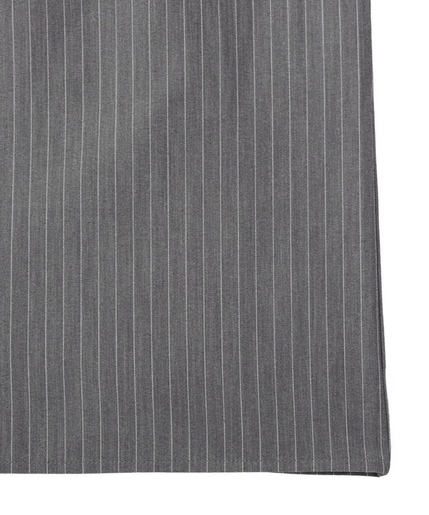 AMERICAN HOLIC 【2点セット・マルチ機能】タイトスカート+ショート丈シャツ Stripe Gray