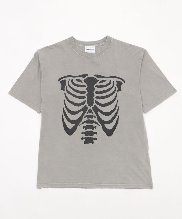 WEGO 【ユニセックス着用ITEM】ブリーチボーングラフィックT（SS） グレー