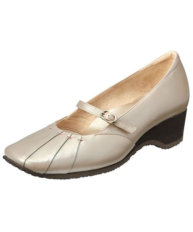 ASICS WALKING ペダラ WC085B 2E ヒール高4.0cm グレー系